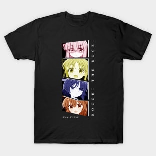 bocchi the rock - anime girls T-Shirt